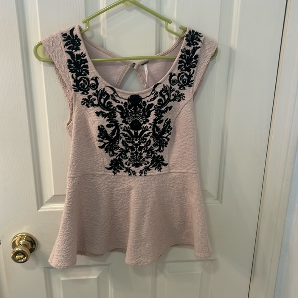 Free People Peplum blouse
